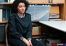 Catch teens with big tits caught on a video while shopping
