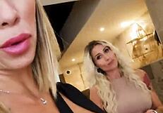 Sexual strong and two holes in hot tub fuck