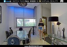 Virtual reality porn: In cowgirl position, Kira Queen rides her man’s thick cock