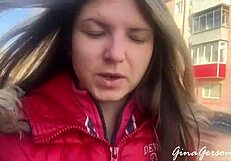 Siberia’s amateur girl Gina Gerson likes taking days off