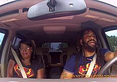 In the Jacuzzi black MILF Lisa Rivera gives a black POV blowjob