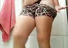 MILF and slut in stockings: A taboo strip tease compilation