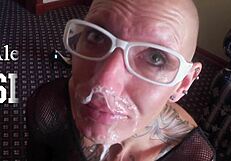 faceslapping with a submissive wife POV deepthroat