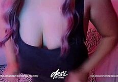 hung college girl with extra pounds teases on webcam