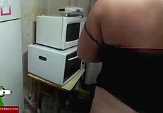 A rough go at it on the couch in the kitchen within amateur gay couple