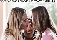 Girl on girl action, lesbian threesome; orgasmic delight