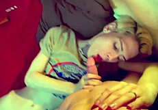 Messy finish to gay sex