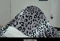 Stepbrother and stepsister in hot and steamy video