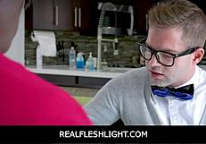 Realfleshlight introduces a dutch young girl to the art of sucking and fucking like a pro