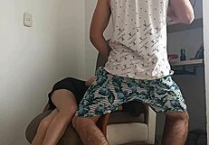 Hot sex movies of real First timers like My step sister giving real blowjob