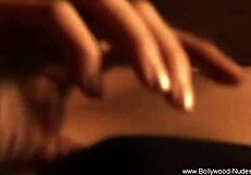 Sensual striptease by Brunette Indian babe teases and pleases