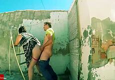 Sweaty bodies, big cocks and smoking hot amateur couple rubs out there!