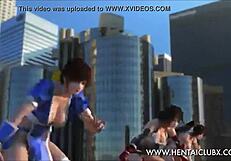 Hot Hentai video features Sexy anime girls twerking and dancing