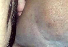 Big titted and curvy black slut gets her anus drilled