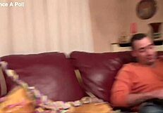 Wearing blue jeans and her blue bra, amateur Melissa follows the action getting her ass fucked and dripping wet on the sidewalk