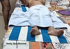 Jiya sharma goes through the crisis of giving her hot blowjob our HD