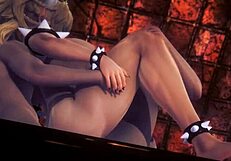hardcore BDSM scene uncensored Mario bros. anime cosplay