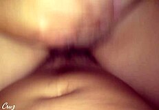 Dirty talk college girl gets her tight anal creampie