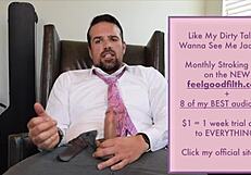 BDSM video with big cock male moans, erotic audio for women