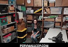 Avery Stone gets caught while shopping and gets fucked by police on camera