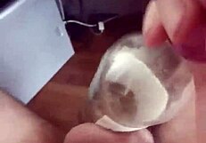 Cumming inside a ball: A hot and heavy scene