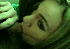 I fuck Sara’s mouth then she deep-throats my fingers when fingering her