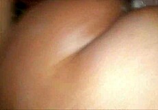 Excited amateur black teen’s pussy gets flooded with sperm