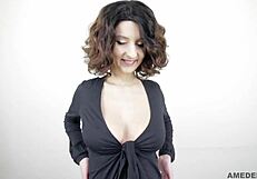 See it as Amedee Vause in this big natural tits reveal video