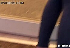 British babe Ava delush shows off her newly waxed pussy in the open].(Information: Vaaluka television, 5th March 2015)