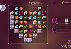 An adult computer game with furry characters, small shemale and sperm inside