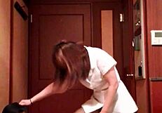 Boots on balls: A painful ballbusting scene