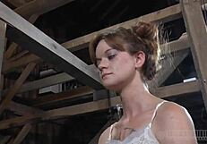 Taskmaster spanks babe's wet slit! 😈