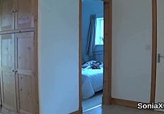 Unfaithful English MILF Sonia Reveals Monster Tits in Lingerie