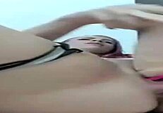 Female orgasm and facial cumshot in homemade video