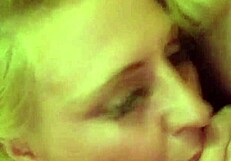 Mature wife gives provocative early blowjob