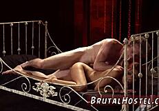 jade jantzen endures bound teen gangbang domination