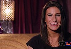 american couples hose each other in steamy pre-party foreplay