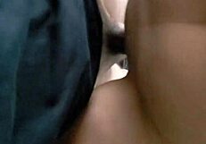 Wife Enjoys Intimate Moments at Home with Husband