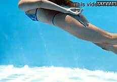 The blonde petite teen; Ivi Rein gets inripe in Pornstar pool party