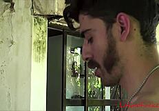 latina woman wearing fishnets