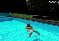 Ivi Rein's Intense Underwater Smoking with Horny Petite Blonde