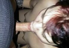 Amber 2 Deepthroats Huge Cock in Throat!