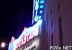 Teenager participates in sofa-based casting interview competition