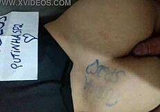 i moan loudly while bent over in doggystyle getting fucked by a big cock as a teen prostitute taking a cumshot