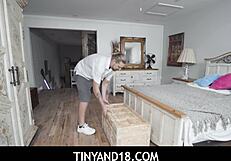 Petite Cutie Remi Jones Gets Chased And Fucked By Logan Lucky!