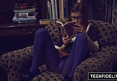 can alaina dawson handle a creampie on the teacher's desk?