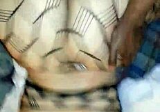 latina woman in fishnets chats about her day