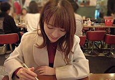 elegant face melts with wine and intimacy