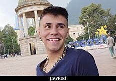 gay street pickup turns into bareback rimjob and anal fuck