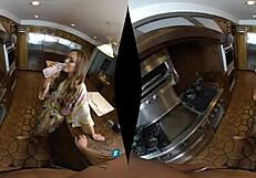 Aila Donovan serves breakfast sausage